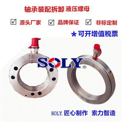 泰州索力厂家供应液压螺母M50-Tr900拆卸紧固轴承用轴承拆卸专用