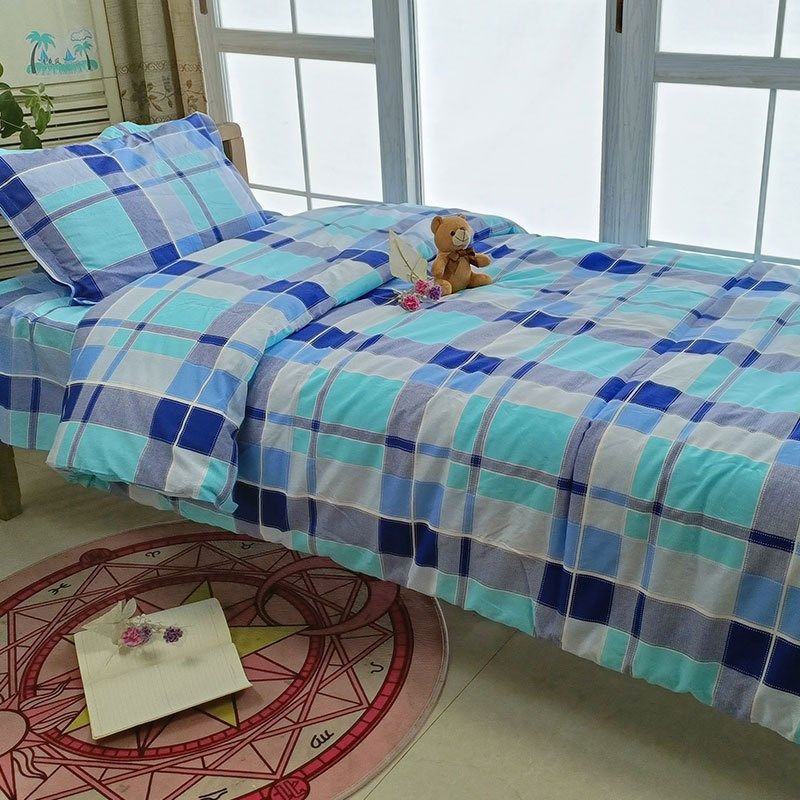 单人床单被套寝室初高中学校床上用品上下铺学生宿舍三件套