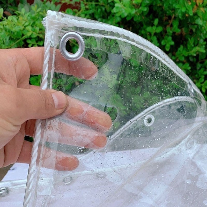 透明防雨布加厚pvc油布防水布帆布户外阳台遮雨布塑料布防晒篷布