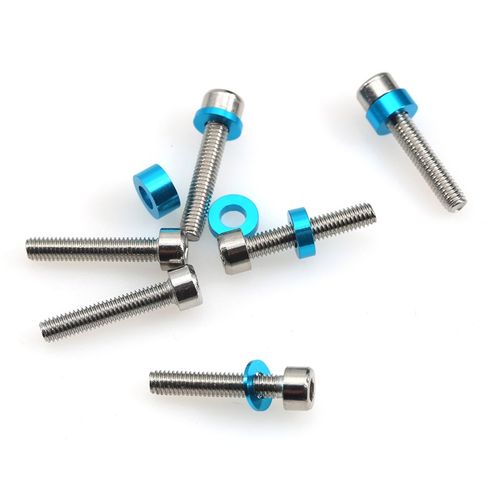 田宫RC配件M3铝合金平垫片套装TAMIYA 53539 TT02 TT01 XV01 XV02