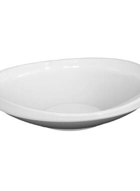 仿瓷美耐皿A5密胺餐具8寸10寸蛋形盘子椭圆盘凉菜盘火锅印标