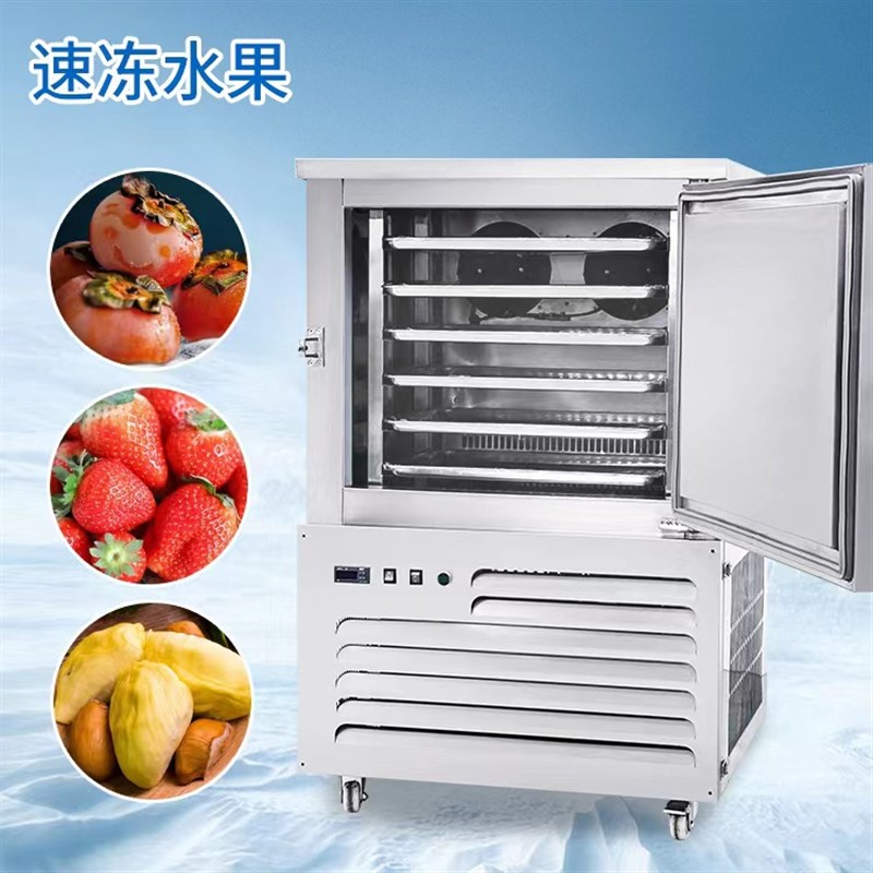 六层零下45度178L商用饺子包子速冻机 龙虾海鲜手工冰棒速冻柜