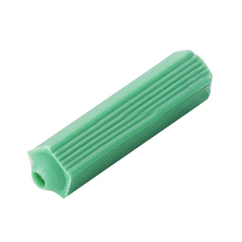 【厂价直供】绿色塑料膨胀管M6厘涨塞胀塞墙胶粒木螺丝【1箱价】