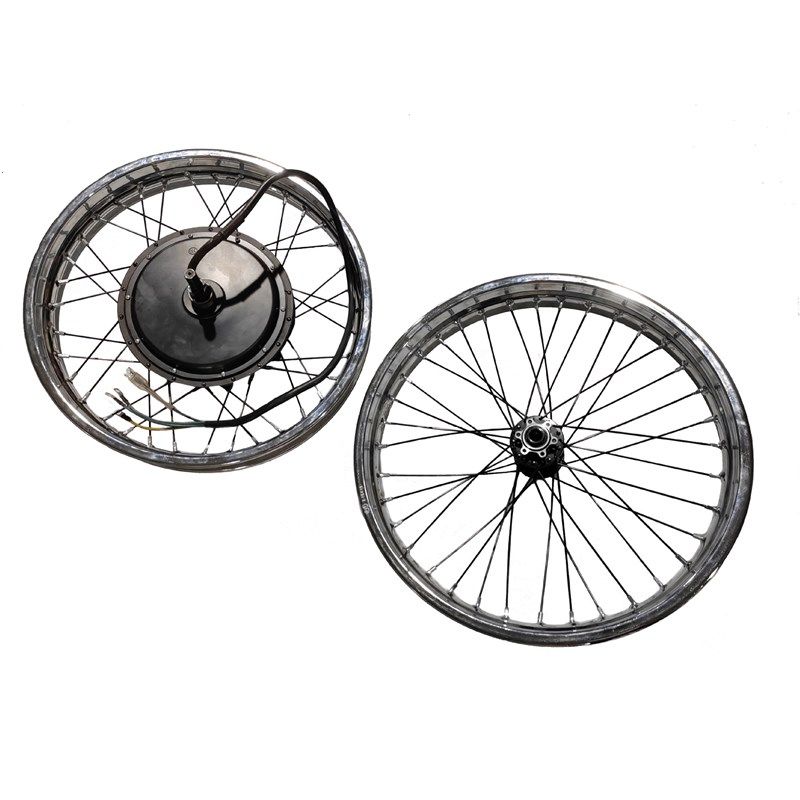 摩托车21寸前轮越野轮胎轻蜂虬龙19寸前轮组越野电动车大功率电机