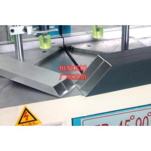 半自动移门锯铝合金45度90度切角机相框橱门窗浴柜护角精切角机