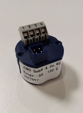 JUMO707030系列二线制温度变送器输入PT100 4-20MA 温度可选