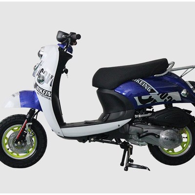 小龟王燃油车电动助力踏板摩托车男女踏板车双人电动摩托车代步车