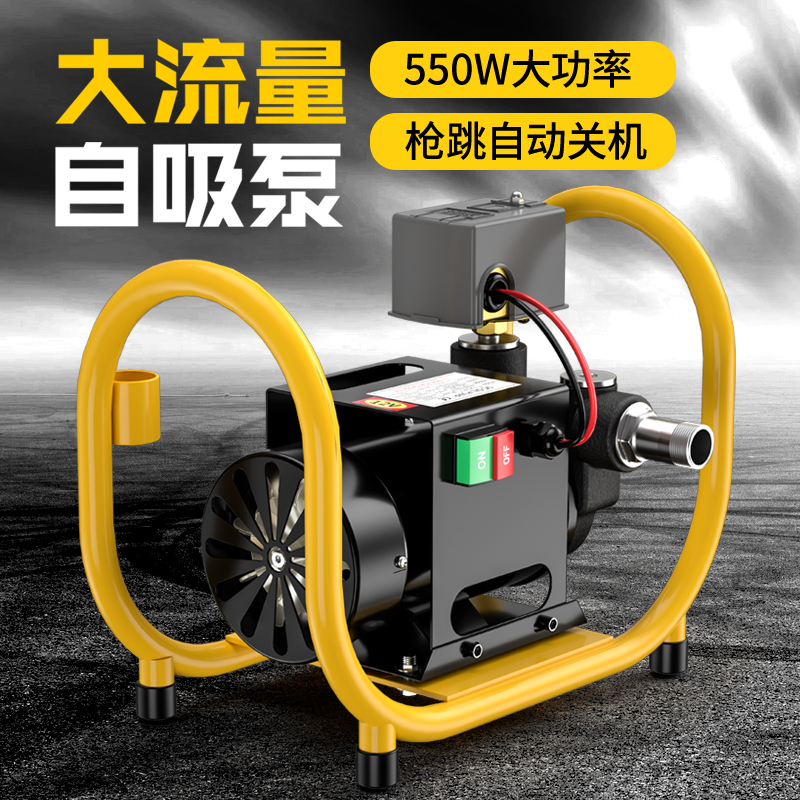 竟固电动抽油泵自动停机p12V24V220V伏自吸泵油泵柴油泵加油机抽