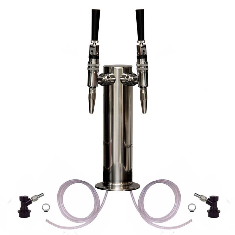 酒吧吧台b304不锈钢扎啤机啤酒机双头酒柱龙头冷萃茶黑啤咖啡设备