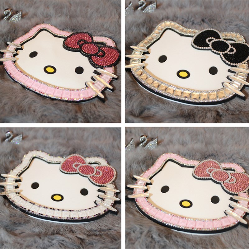 人气新款宝石K汽车仪表盘防滑z垫精品搭配车内饰水钻可爱卡通装饰