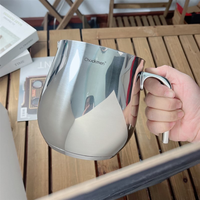 18/10不锈钢i复合底大容量1.8L多用咖啡壶拉花奶泡杯啤酒杯煮茶壶