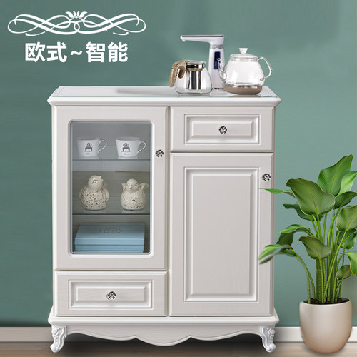 茶吧机家用欧式实木高端一体立茶水柜全I自动智能客厅饮水机带柜