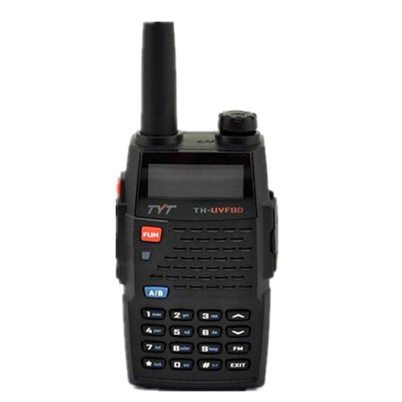 特易通无线对讲机TH-UVF9D双段双频双显双守4W功率适合自驾游工地