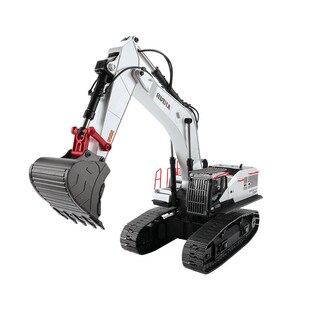 汇纳594 22通1:14遥控合金丝杆挖掘机商用模型工程车改装机器履带