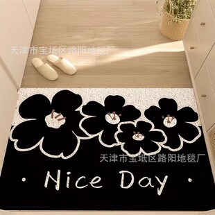 可裁剪进门地垫玄关大门口入户门垫子丝圈防滑地毯耐脏家用蹭脚垫