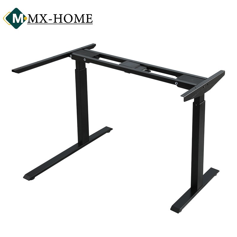 电动升降桌架双电机L桌面桌架拐角桌面出口认证源头工厂加工定制