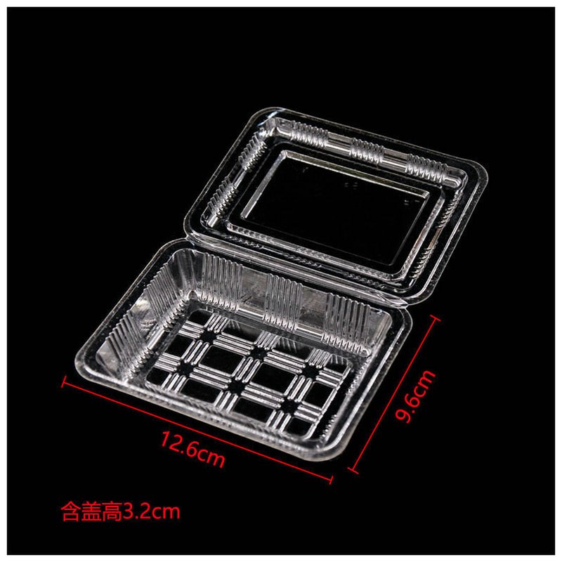 厂家直销一次性塑料快餐透明盒寿司盒小一深西点打包盒