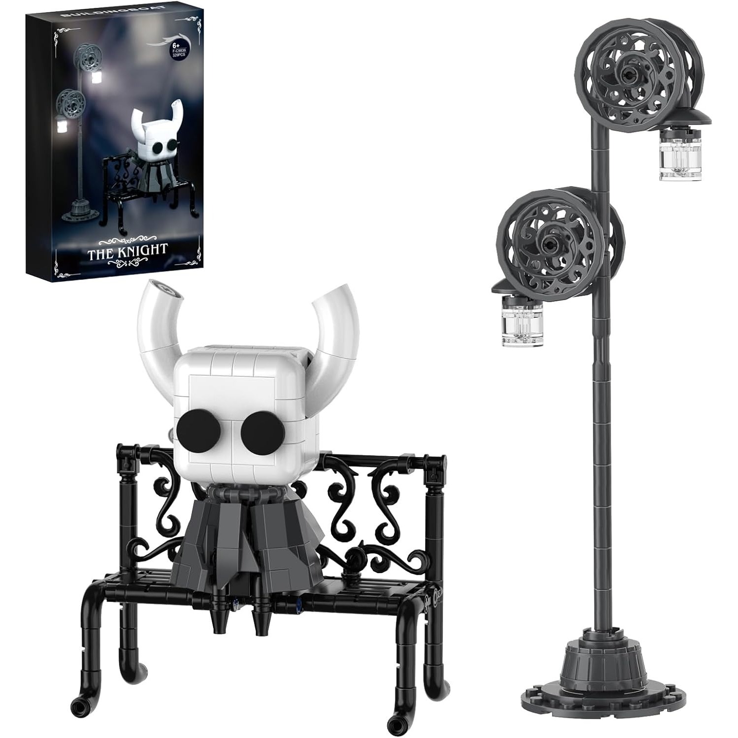 MOC空洞骑士拼装积木玩具