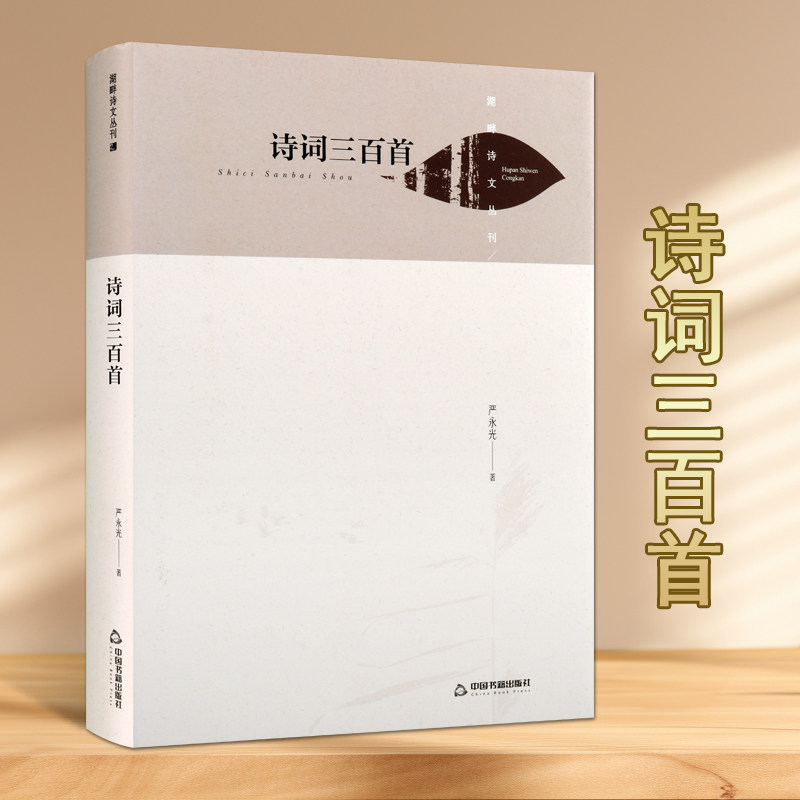 诗词三百首湖畔诗文丛刊英雄人物赞美诗歌文学作品集青少年中小学课外阅读知识读物中国书籍出版社