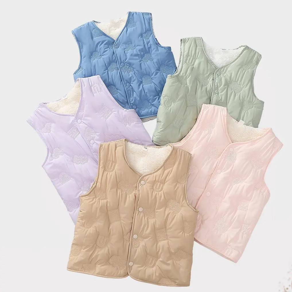 【校服神器】男女童宝宝马甲新款夹棉加绒保暖背心内外穿潮流YK