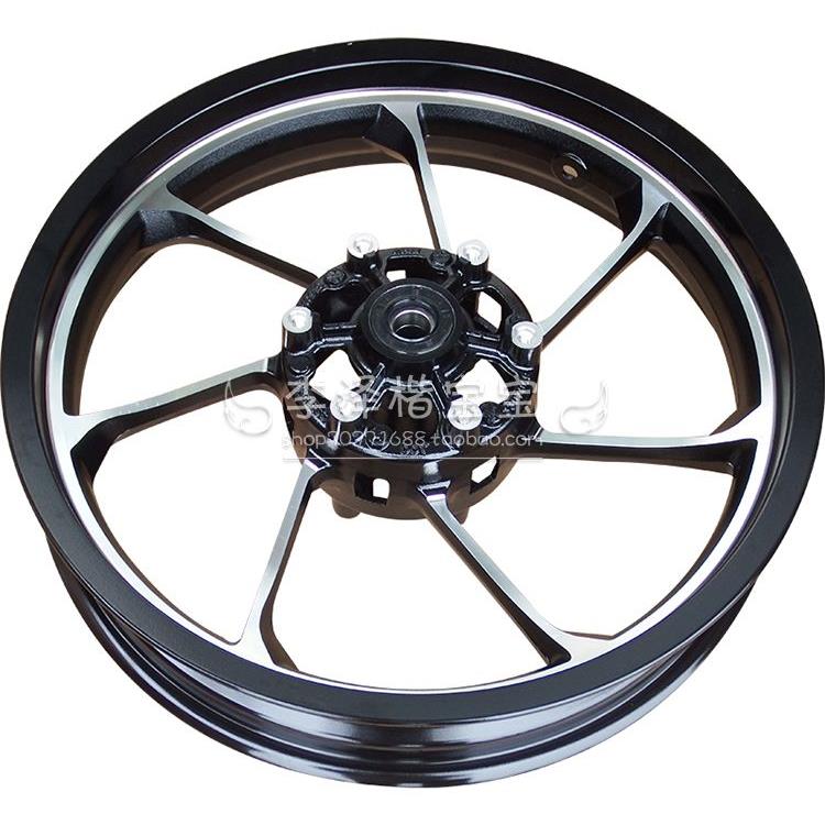 赛550前后轮轮毂Qj500Gs-7钱江赛550S前后轮轮毂铝轮毂轮胎