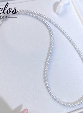 34mm淡水akoya珍珠项链