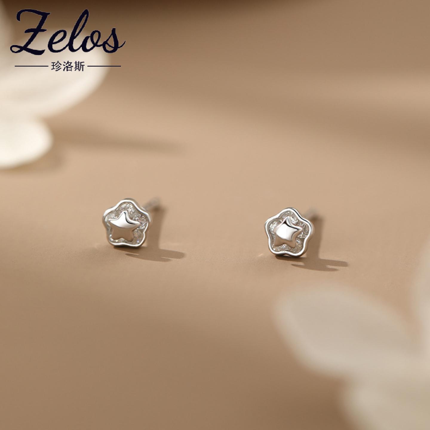 S999银星星耳钉女百搭款