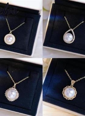 知珍上新14k包金珍珠吊坠