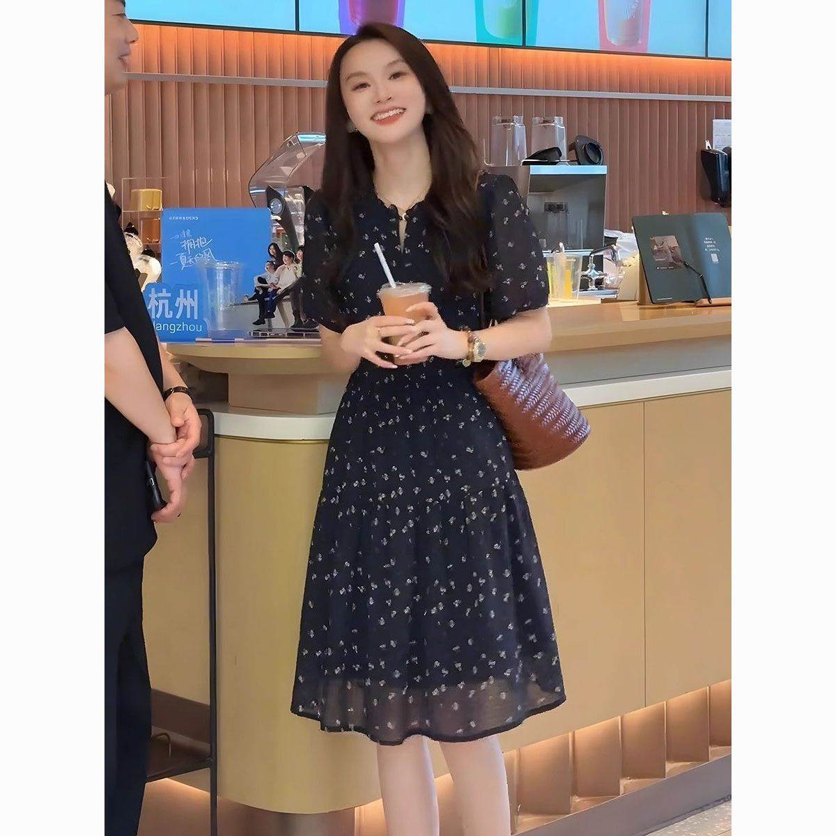 小个欧货重磅2026年夏季新款女装气质百搭碎花连衣裙高级穿搭漂亮