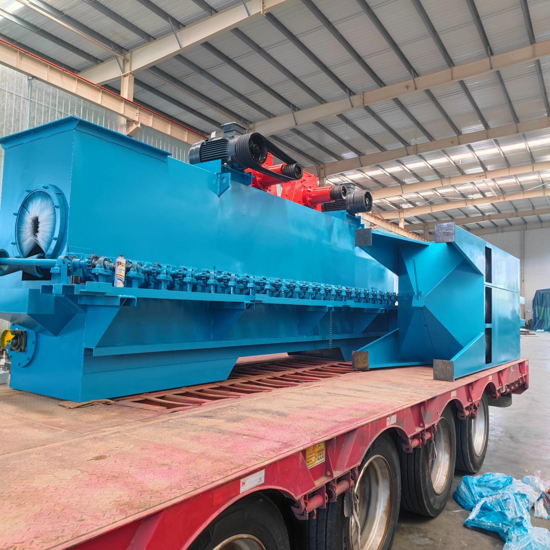 大型钢瓶抛丸机辊道通过式抛丸清理机抛丸除锈设备