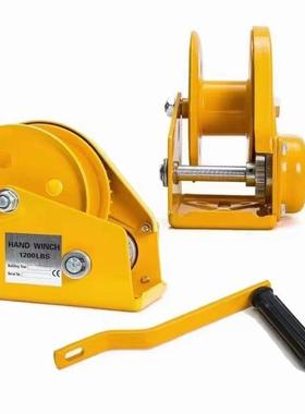 中亿型3吨吨小提升绞盘摇OGU手摇卷扬机双向自5锁手绞盘