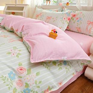 件套棉水洗学生三件套四长绒771棉床棉单全纯棉被套床上用品厂家