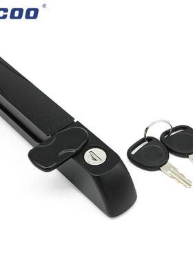 斯科天地连杆锁KXK平面机柜配电柜工业柜黑色锁多点摇把锁门A8193