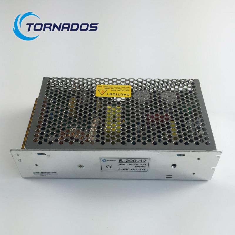 380VAC三相输入00W12V2开关电源S-20012工业工-控737直电流稳压电