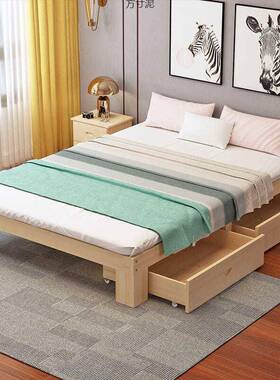 实木床单查看详情人床人双床成人床儿童床床简易床151.8出.租屋厂