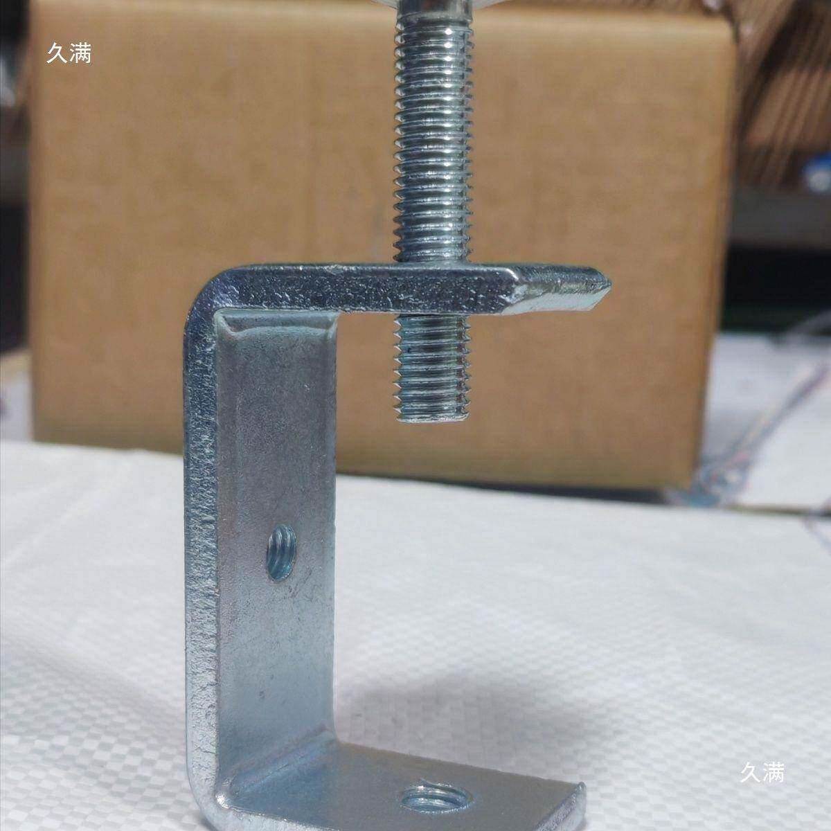 超低价YFQ老虎夹铁镀锌调节器方夹虎口C型U钢工字钢形固定吊卡型