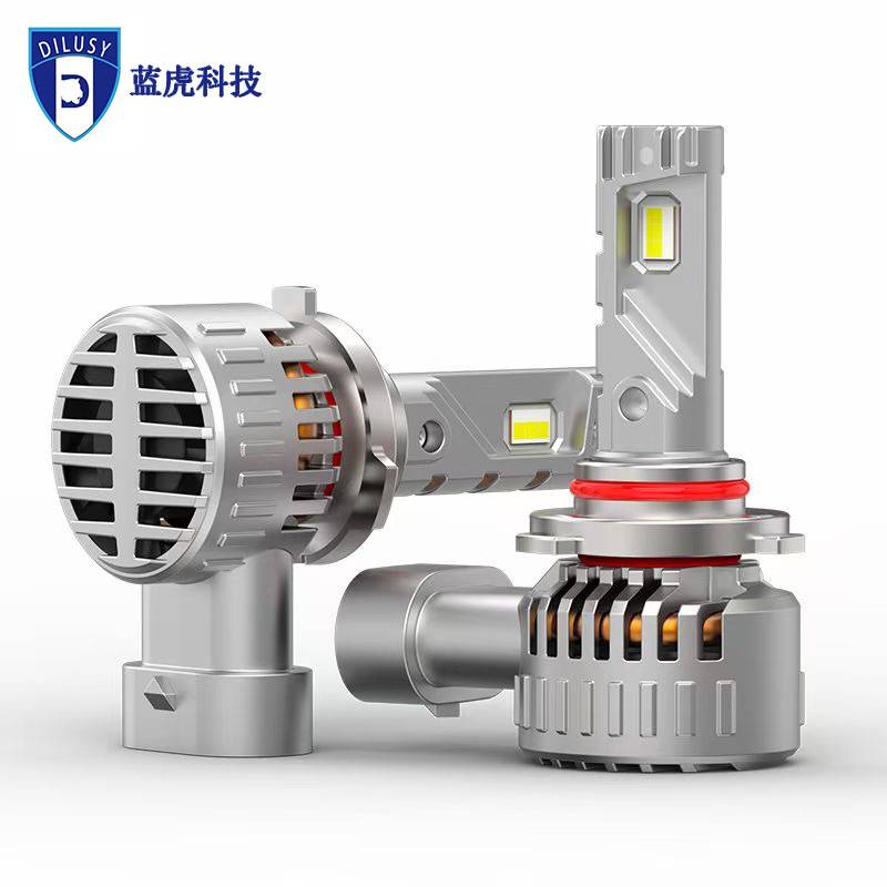 130W汽车LED大灯H4直插LED灯远近光一体灯大功率车灯高亮度前照灯