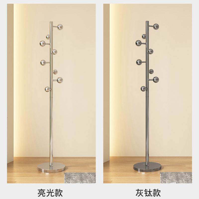 意衣式架落地衣入帽架奢家用户泡泡球门轻口卧室单杆不锈钢设计师