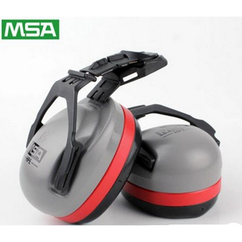 配MSASOR1202隔音降噪耳罩学1习工作睡觉防噪音WGS耳罩安全帽耳罩