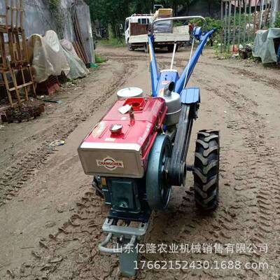 电启动手扶旋耕机 水稻田手扶拖拉机 农用开荒犁地机