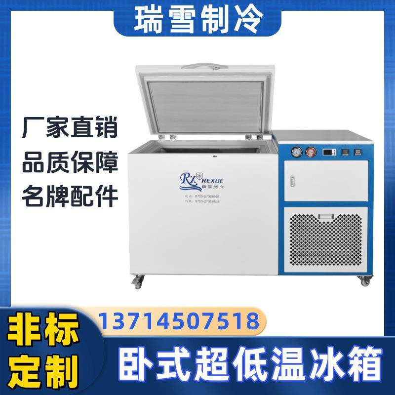 瑞雪深冷处冰理设超低温冰柜零下RXDW300-80度立式工业箱备数显温
