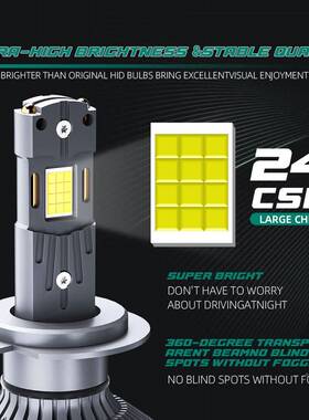 e汽C车ld大灯P8Q120WarLEDH1H3H7Healightأdدىالمصباح