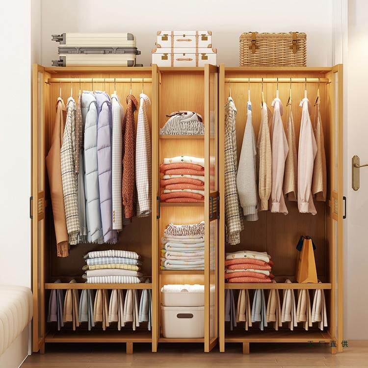 衣柜卧室用5简易组装儿衣童家实木橱新款202985结实耐用出租房用