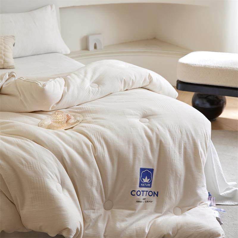 a类母婴棉无立提花大全豆被芯染春NED秋被加体厚保暖二合一子母冬