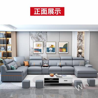 雯P技12025新款猫爪科布免组合客沙现代简约大发中小PJN户洗型沙