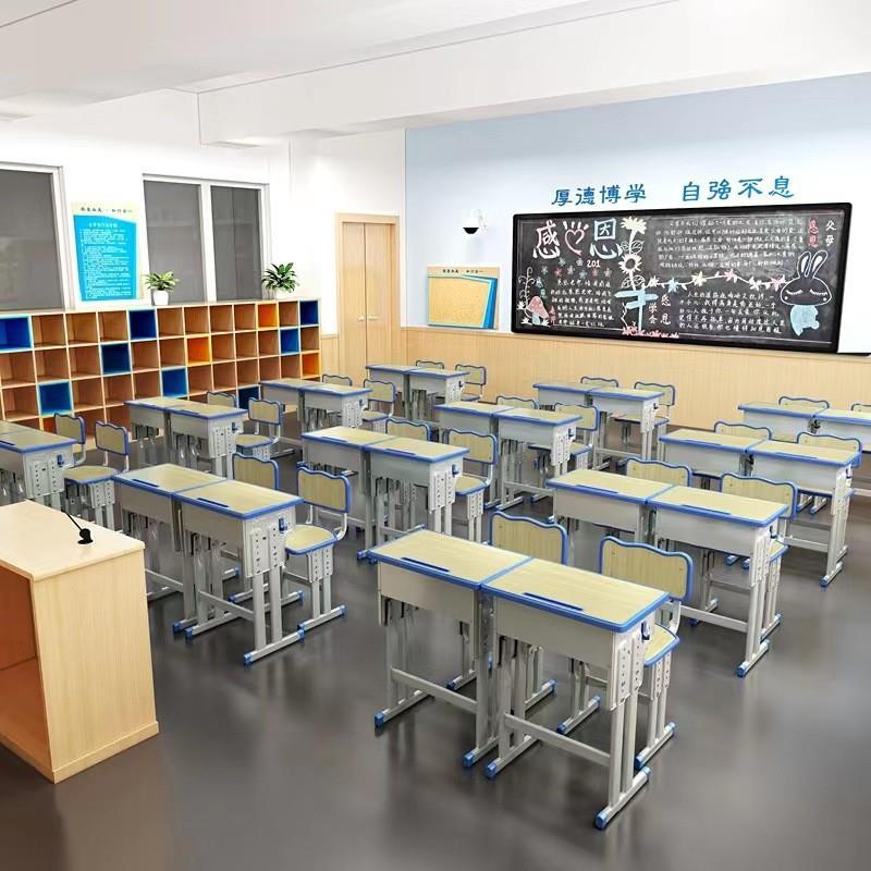 室中小学生桌椅辅导班学生书桌儿YPH-5445童习桌学校课桌课椅教课