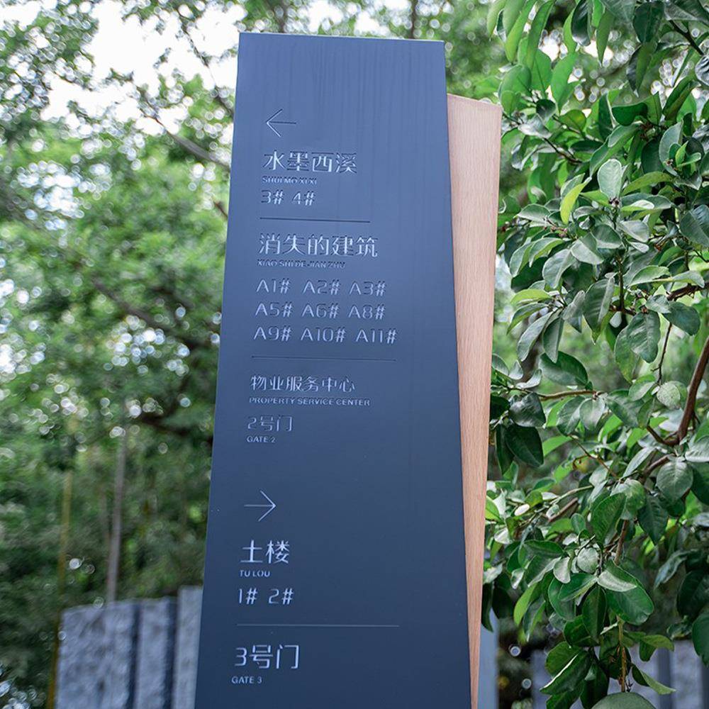 厂家直销警公园小区景不锈外钢花草牌系区列立牌示牌户不锈836钢