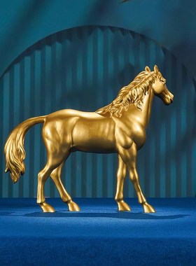 铜马摆件招财马到成功生肖马家居客厅店铺办公P室装饰乔迁开业礼