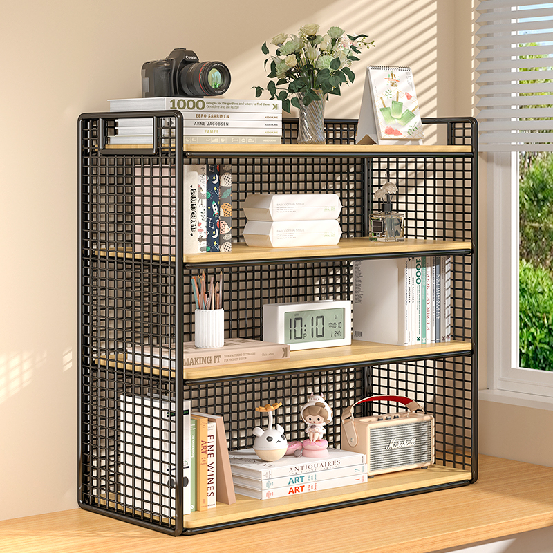 桌上多层置物架工位桌面茶桌茶杯书本收纳架可加高U餐桌水杯整理