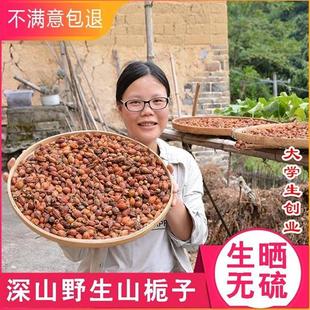 野生老品种山栀子500g农家生晒小个黄栀子果黄枝子栀子茶栀子干